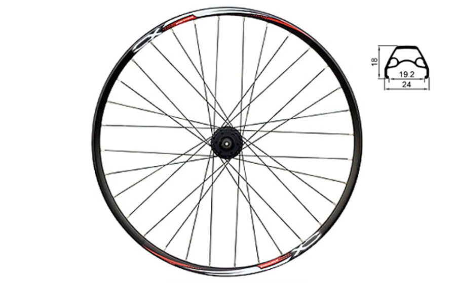 Aizmugurējais ritenis 26" Rodi Excalibur XC