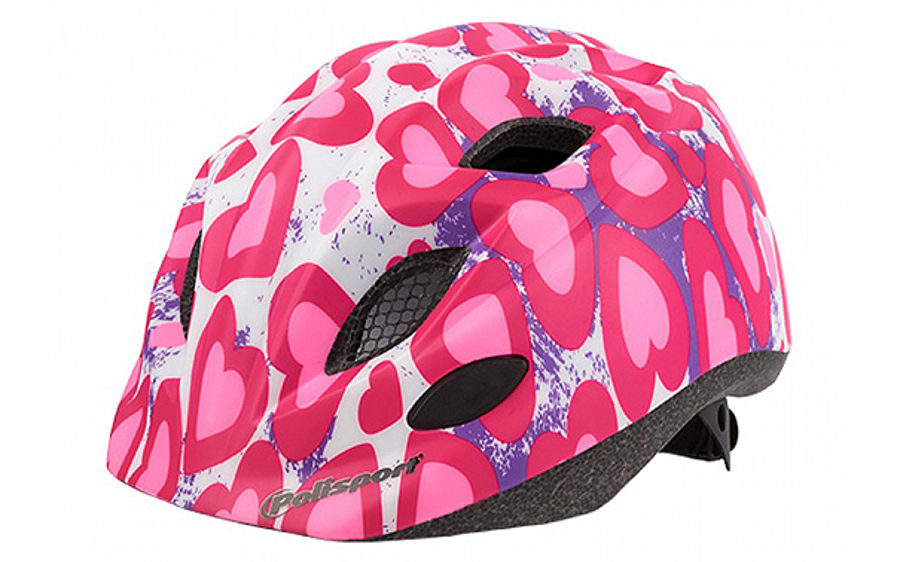 Velosipēdista ķivere Polisport Premium Glitter Heart