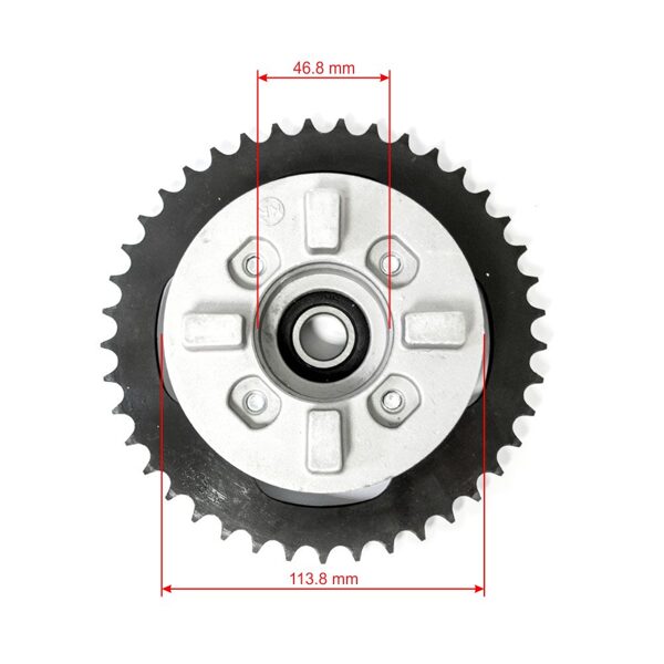 Aizmugurējais zobrats mopēda Vonjan kopa ar pamatni