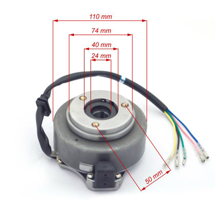 ATV 110 ģenerators 2 spoles kopa ar magnētu 