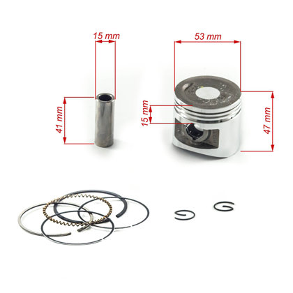 ATV 200cc virzuļa komplekts 53.00mm