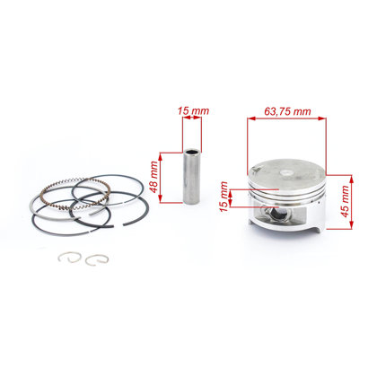 ATV 200cc virzuļa komplekts 63.75mm