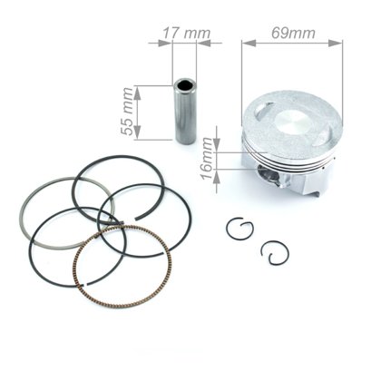 ATV 200cc virzuļa komplekts 69mm
