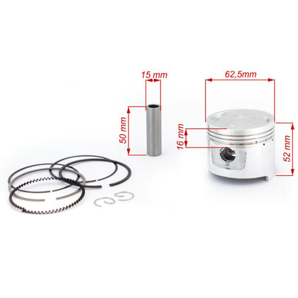 ATV 200cc virzuļa komplekts 62.50mm