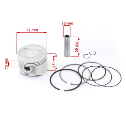 ATV 250cc virzuļa komplekts 71.00mm