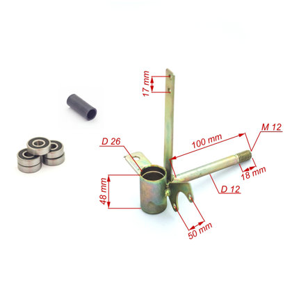 Priekšējais kreisais tilts Pocket Bike