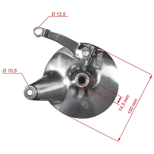 SENKE aizmugurējo riteņu trumuļa bremžu mehānisms