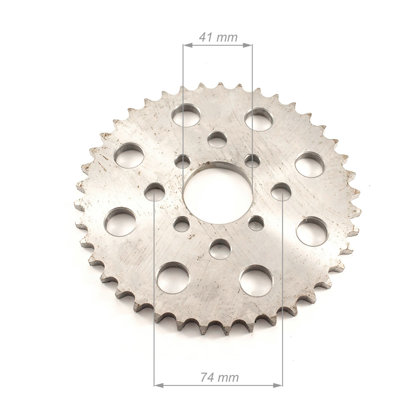 Aizmugurējais zobrats ATV 428 ķēdei