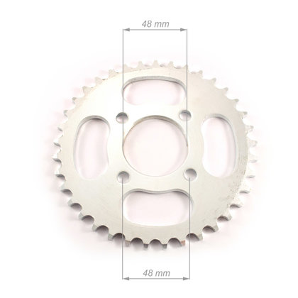 Aizmugurējais zobrats ATV 420 ķēdei 37 zobi
