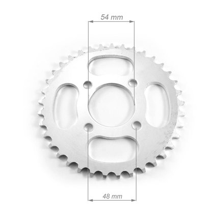 Aizmugurējais zobrats ATV 420 ķēdei 37 zobi