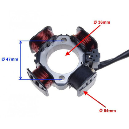 SUZUKI AD50 ģenerators (3 vadu sistēma)
