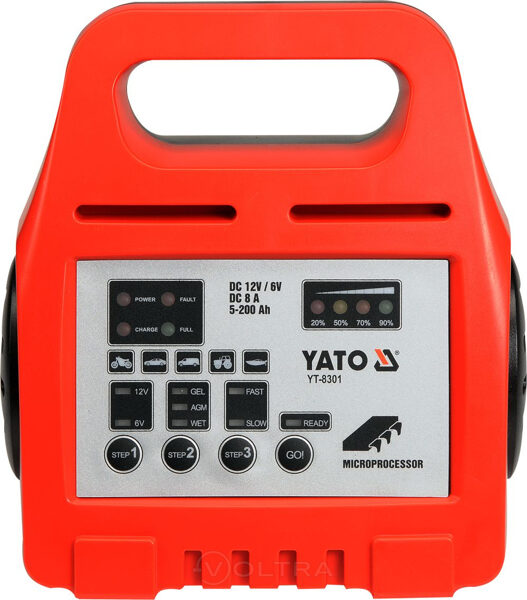 Akumulatora uzlāde Yato YT-8301
