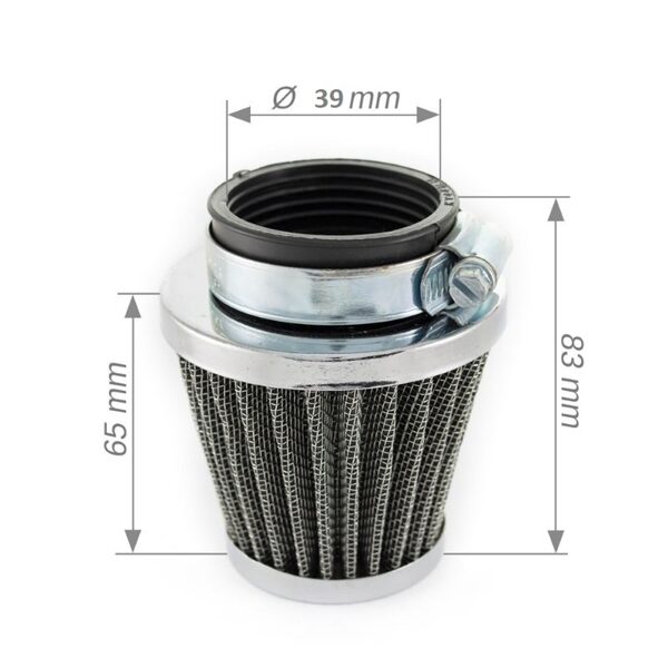 Gaisa filtrs koniskais 38mm augsts 