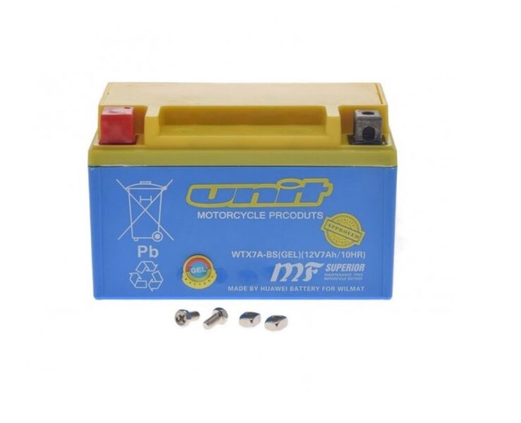 Akumulators WTX7A-BS ( YTX7A-BS ) (GEL) 12 volti