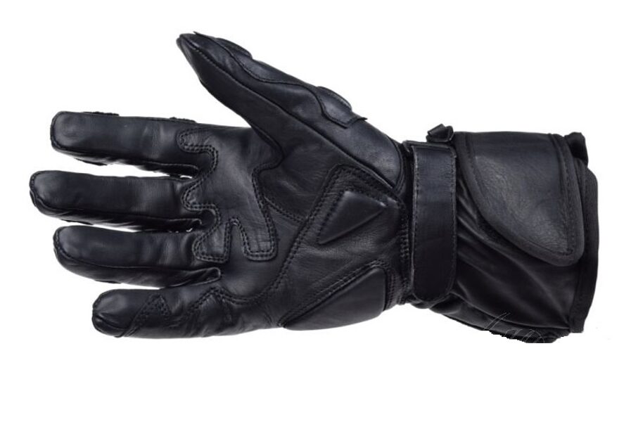 Moto cimdi REINF.COLD RESIST BLACK LONG