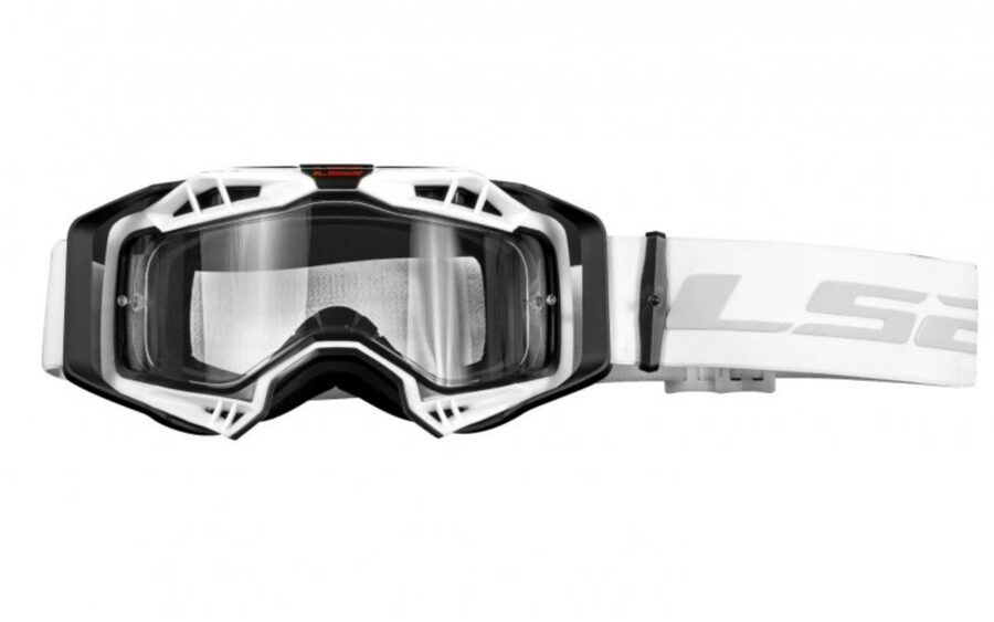 Enduro/motokrosa brilles AURA LS2 PINLOCK EXTRA balts