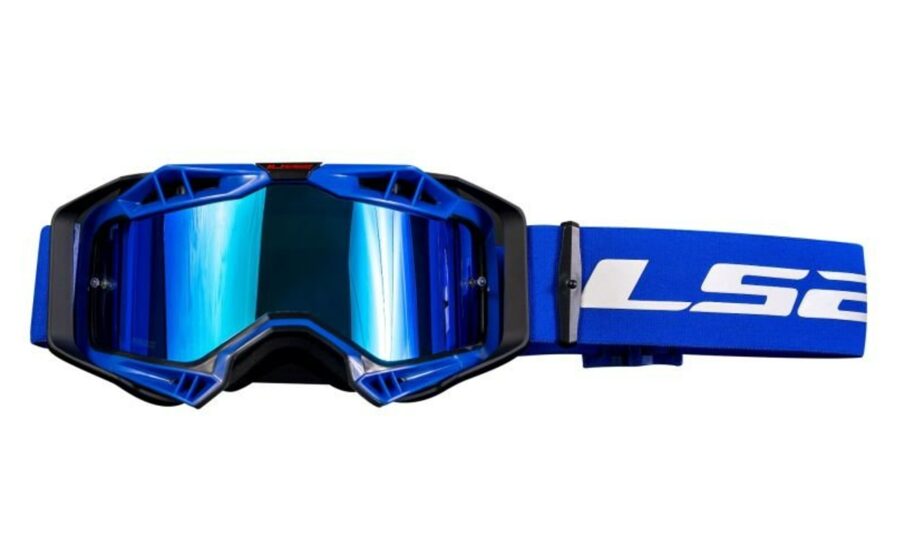 Enduro/motokrosa brilles AURA LS2 IRIDIUM VISOR zils