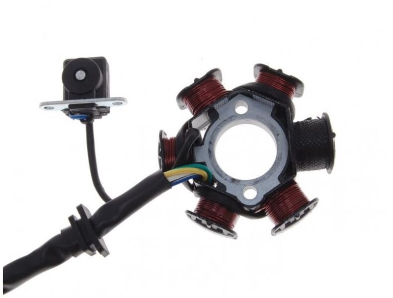 Ģenerators 6 spoles/5 vadi ar hola devēju