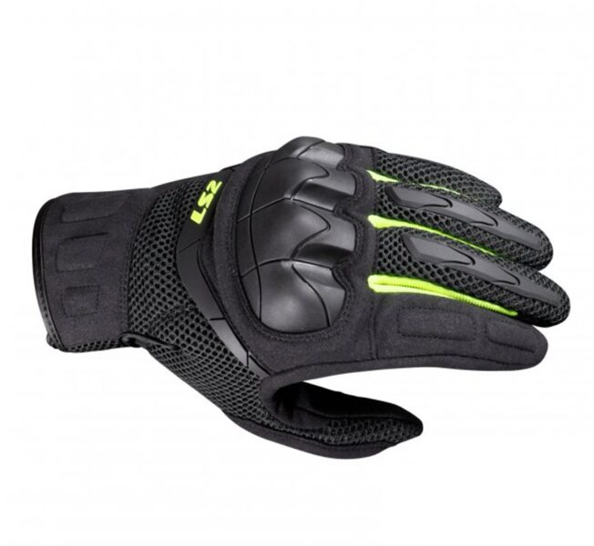 Moto cimdi LS2 KUBRA MAN GLOVES ANTHR. H-V YEL