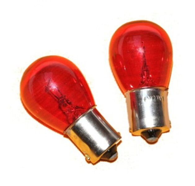 Spuldze 6V 21 W BA15S sarkana