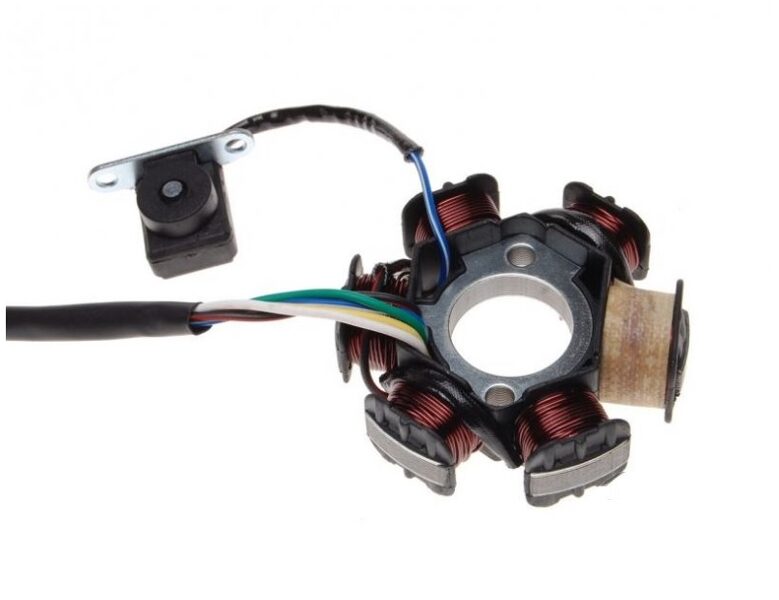 ATV 110 ģenerators 6 spoles ar hola devēju 