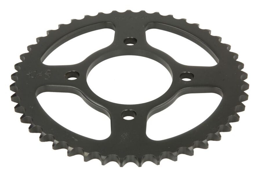 Aizmugurējais zobrats tērauda, ķēdes tips: 428, zobu skaits: 45