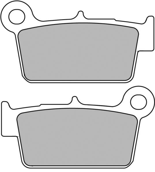Bremžu uzlikas Aizmugure, ROAD, Platinium-P 66,9x36x9,4mm